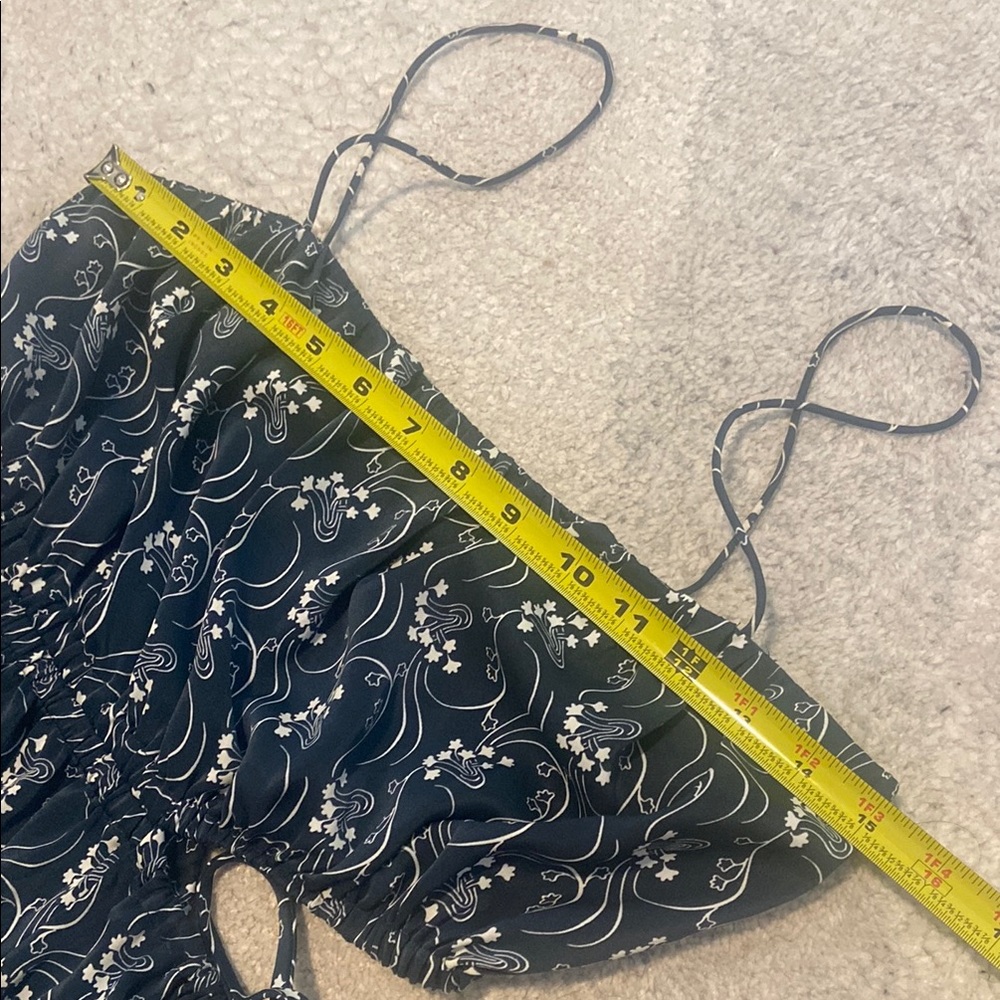 🔵J. Crew Blue and White Smocked Maxi Dress for Wedding Guest - Picture 8 of 13